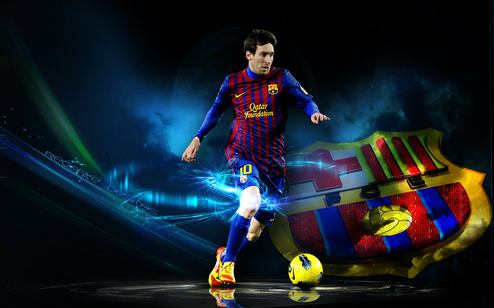 Lionel Messi Beautiful Desktop Background HD Wallpaper