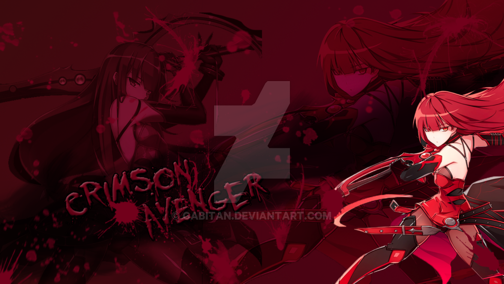 Crimson Avenger Wallpaper Versa By Gabitan