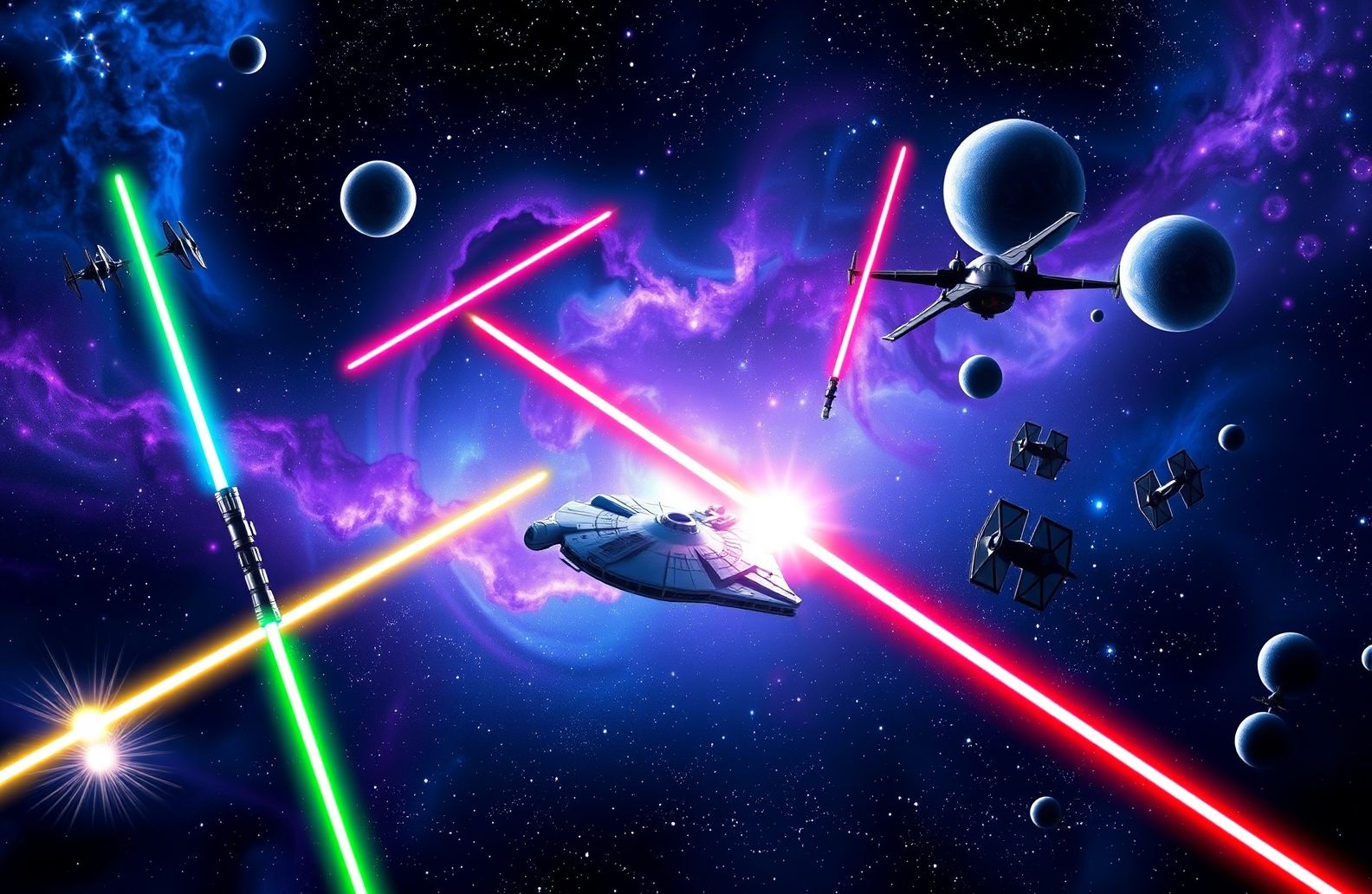 Dual Screen Wallpaper Star Wars