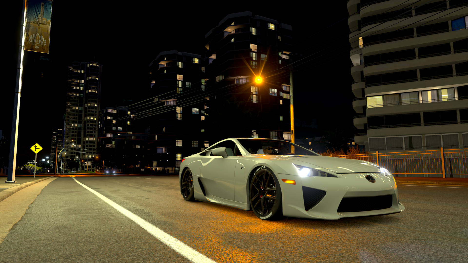 Forza Motorsport Lexus Night Driving Wallpaper