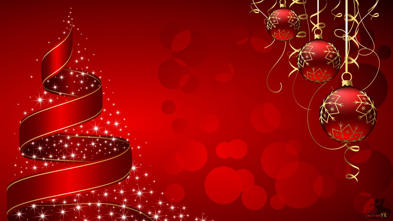 Xmas Background Red Wallpaper