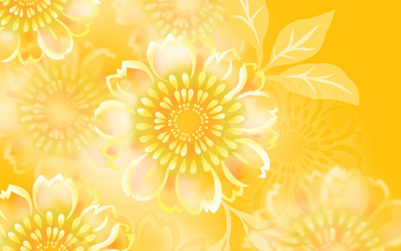 Elegant Flower Pattern Wallpaper HD