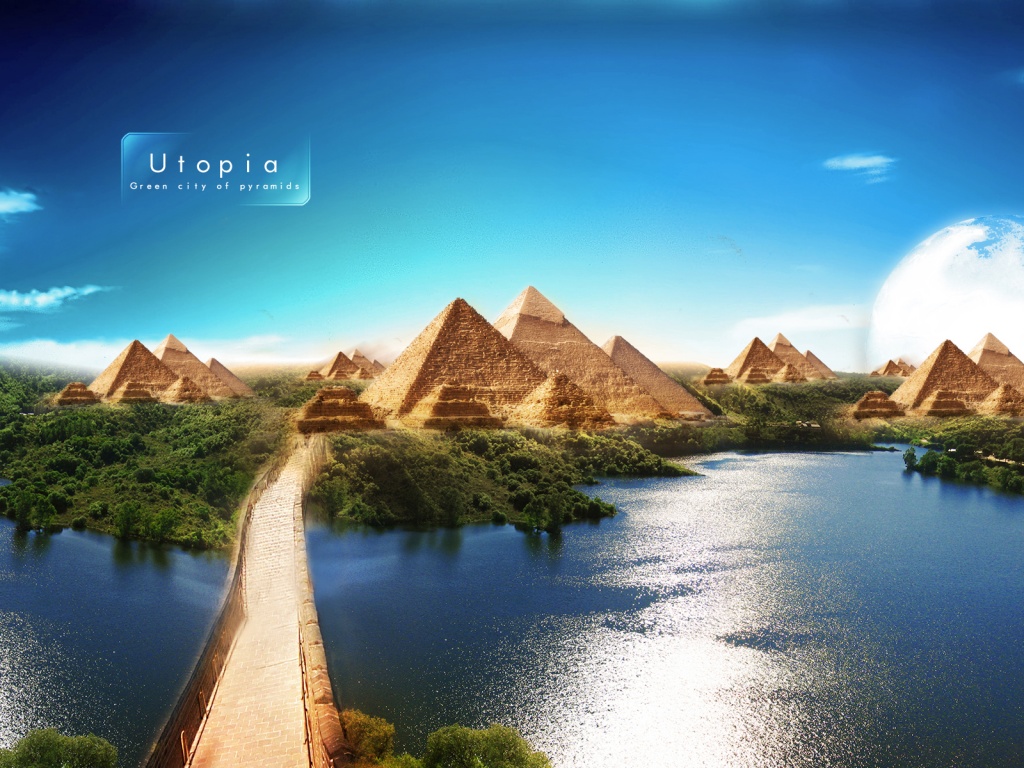 Pyramids Of Utopia Wallpaper HD