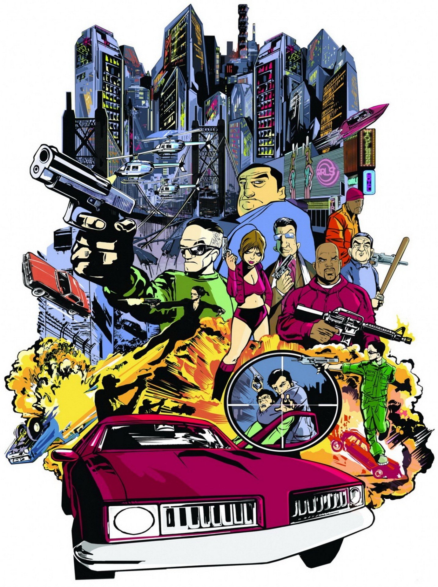 Grand Theft Auto Gta Iii Liberty City Wallpaper HD Desktop