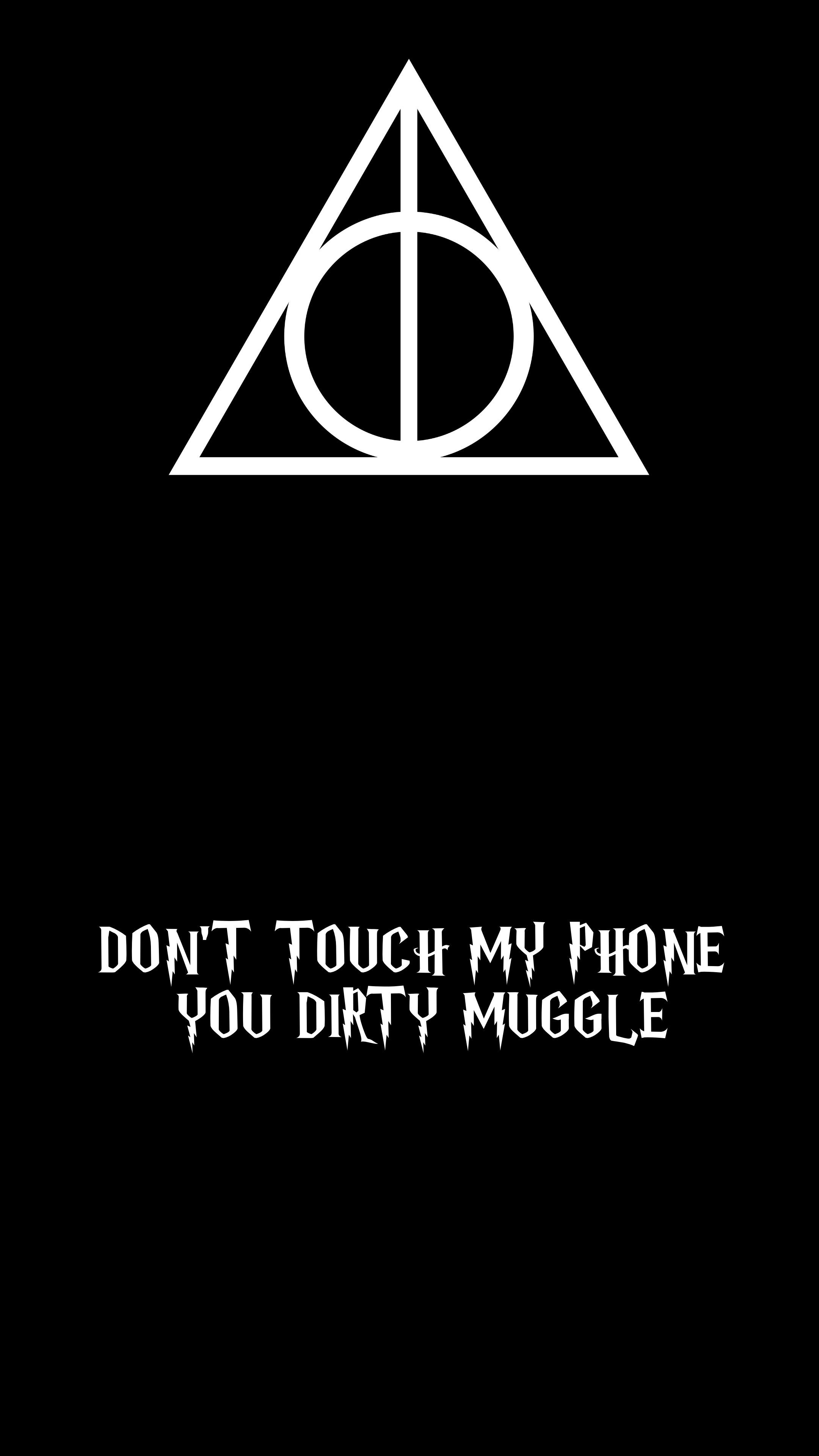 Harry Potter Symbols Black and White Wallpapers on