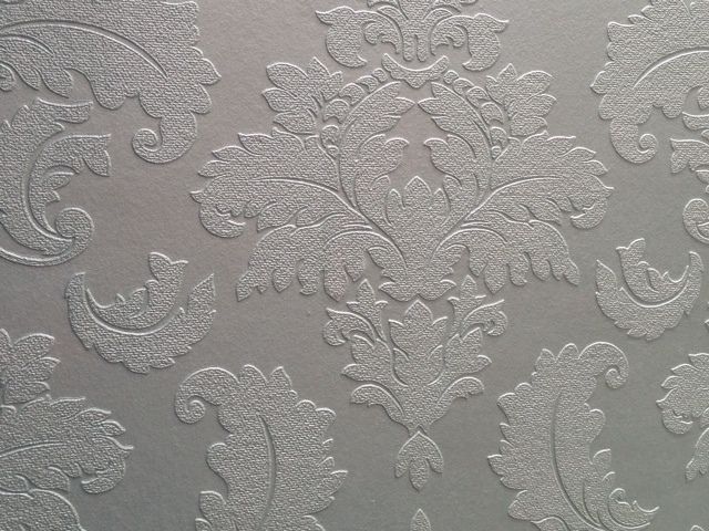 Paintable Damask Wallpaper 178906 Traditional Wallpaper for sale in 640x480