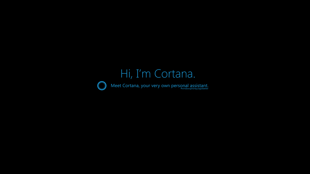 Hi Im Cortana   Windows Phone 81 by NoFearl
