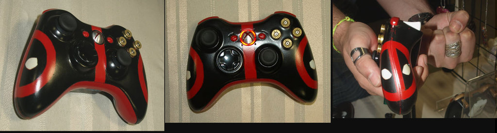 Deadpool Controller Collage By Matherite