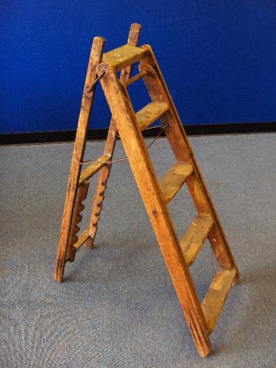 Antique Wallpaper Hangers Ladder Table