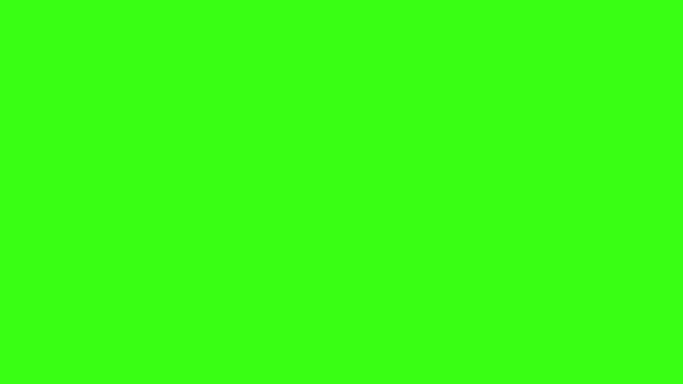  1366x768 resolution Neon Green solid color background view and