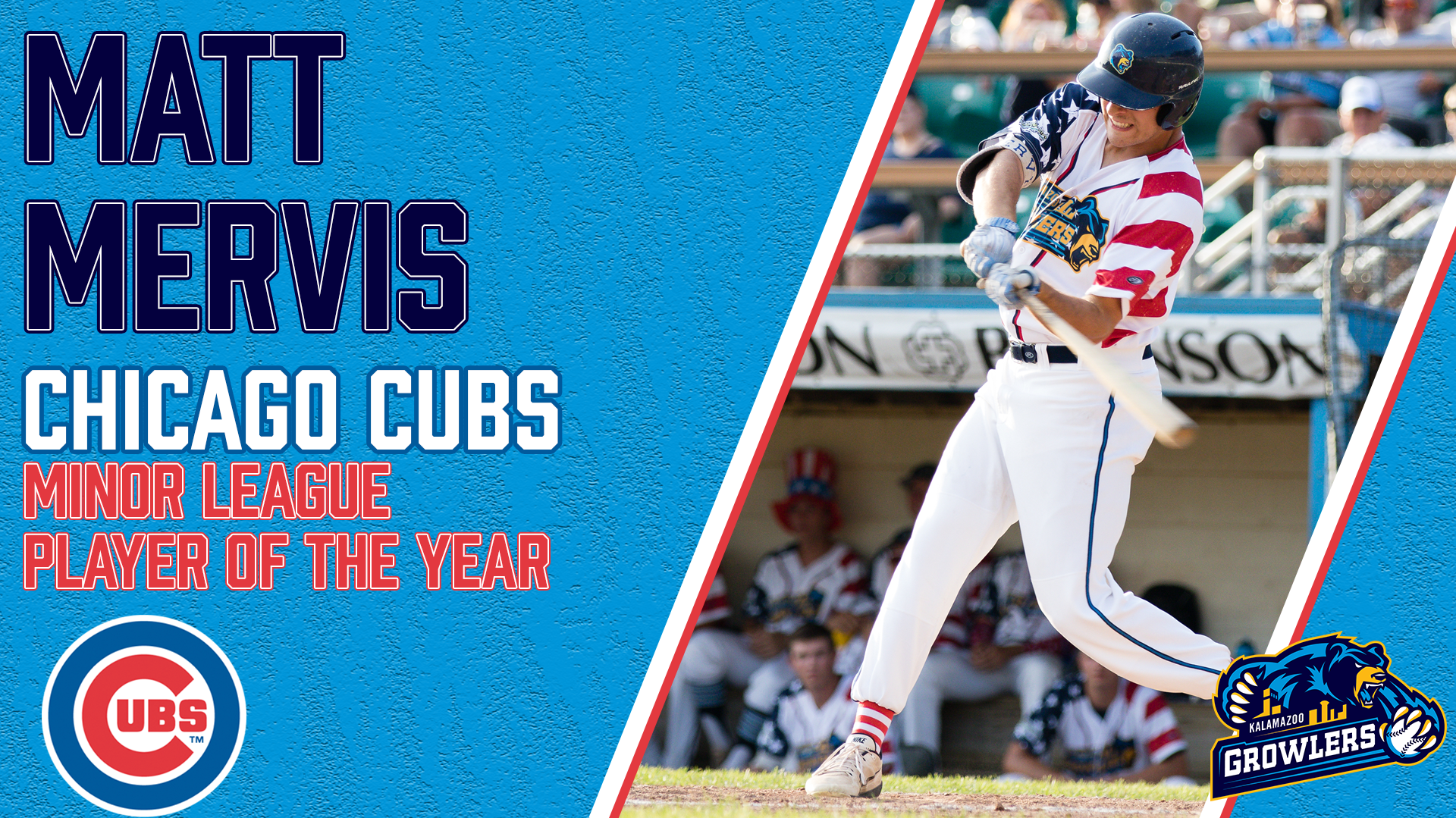 Matt Mervis Named Minor League Player Of The Year Within Cubs