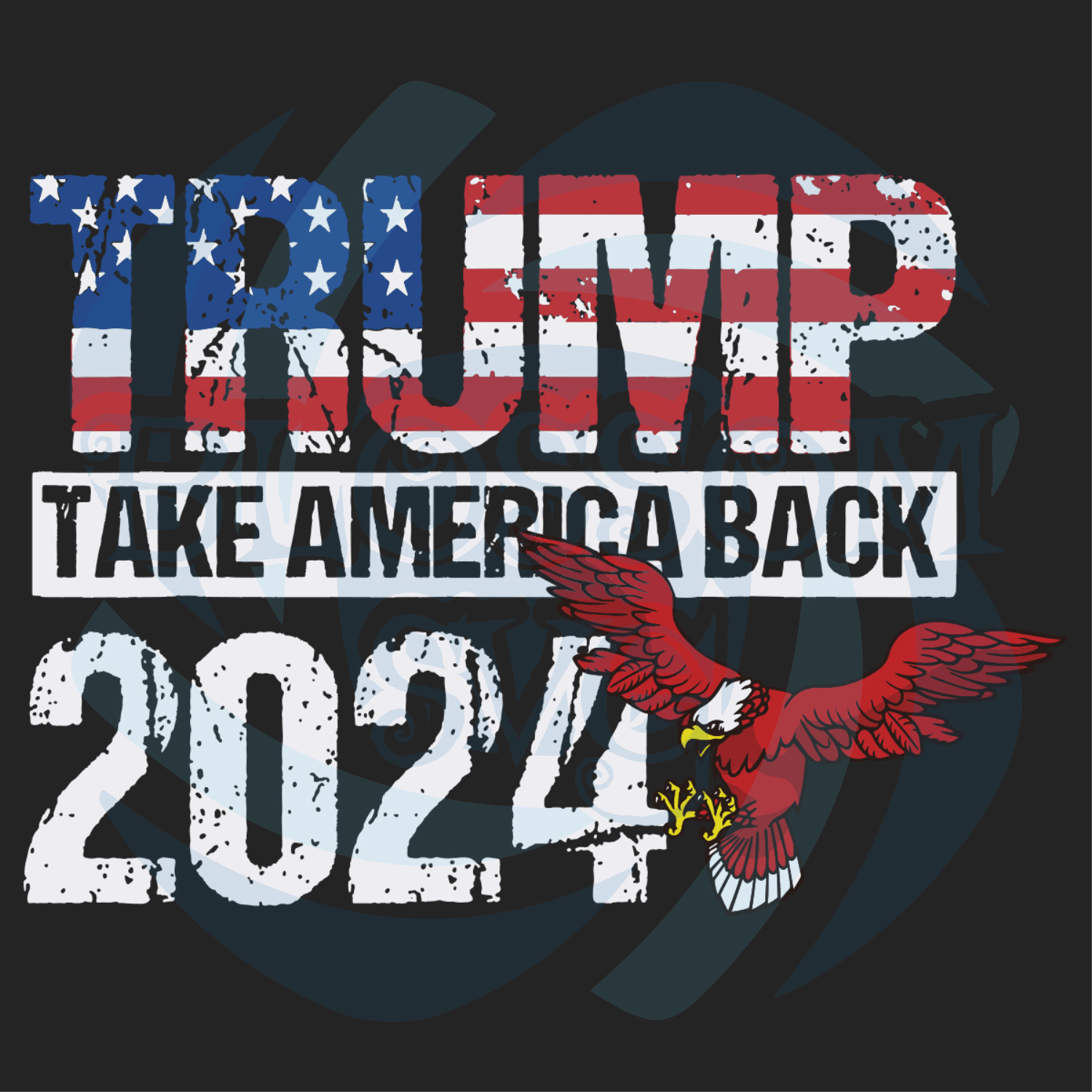 Trump 2024 Flag Wallpaper