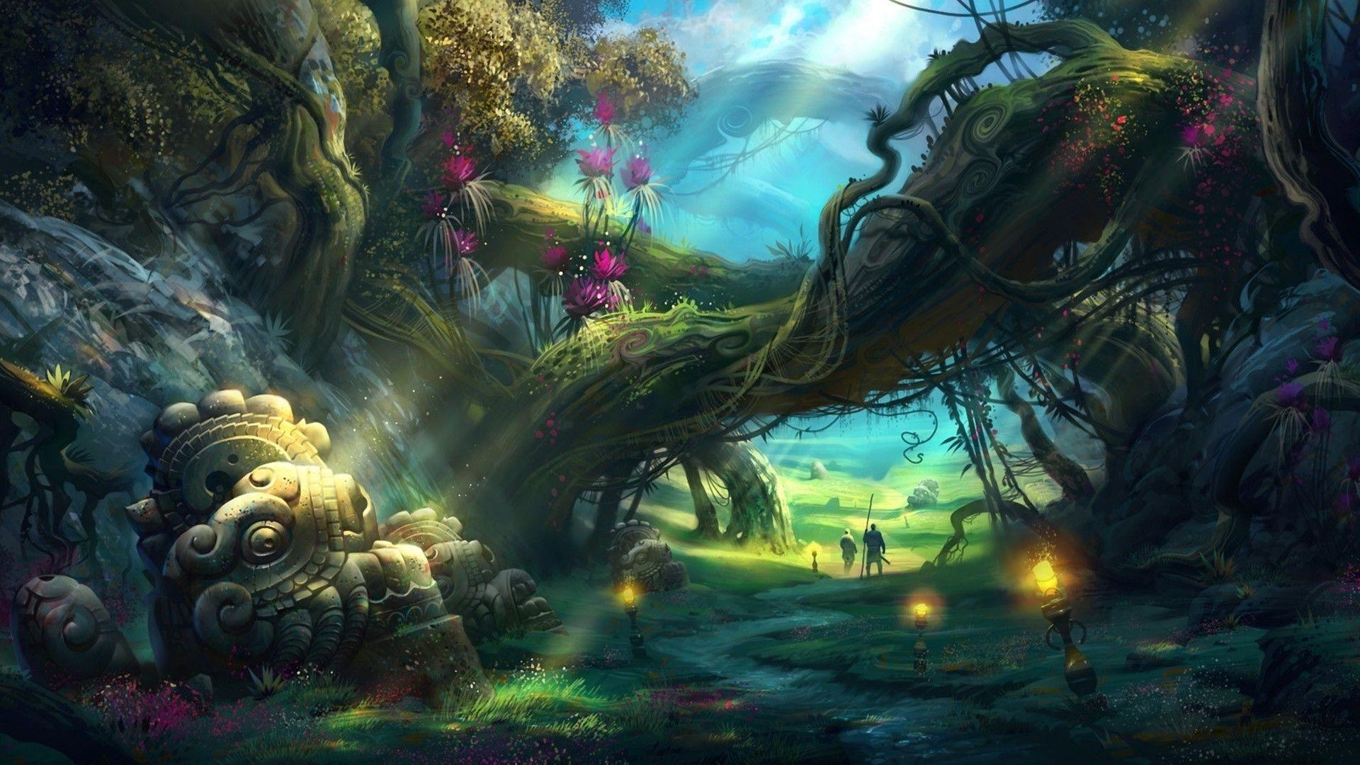 Fantasy Forest Wallpaper