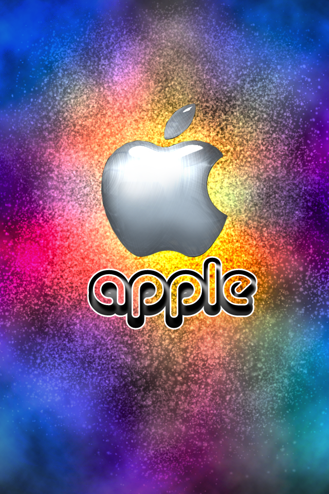 Apple Graffiti Wallpaper Graffiti apple 640x960