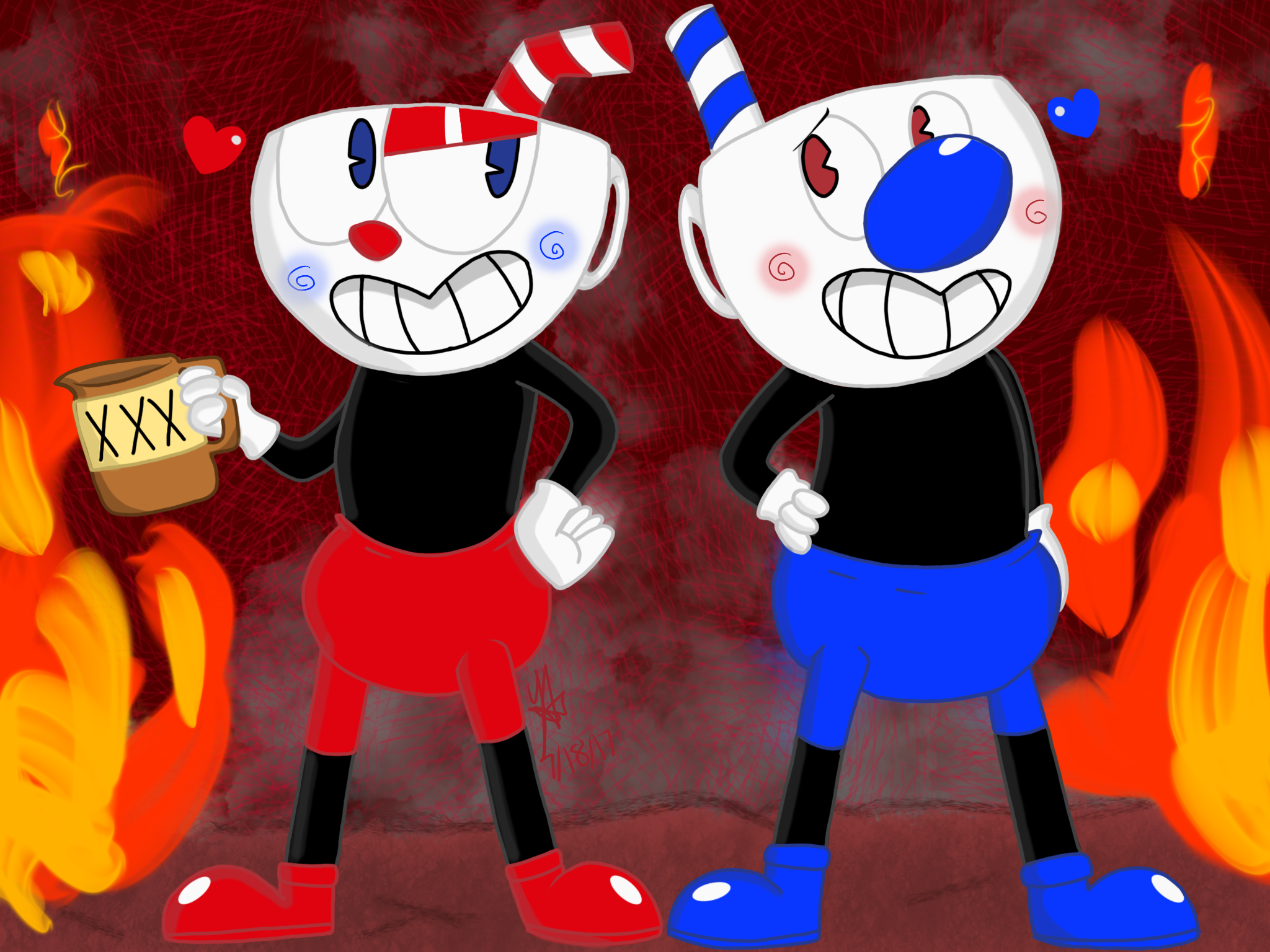 Don T Deal With The Devil Cuphead And Mugman By