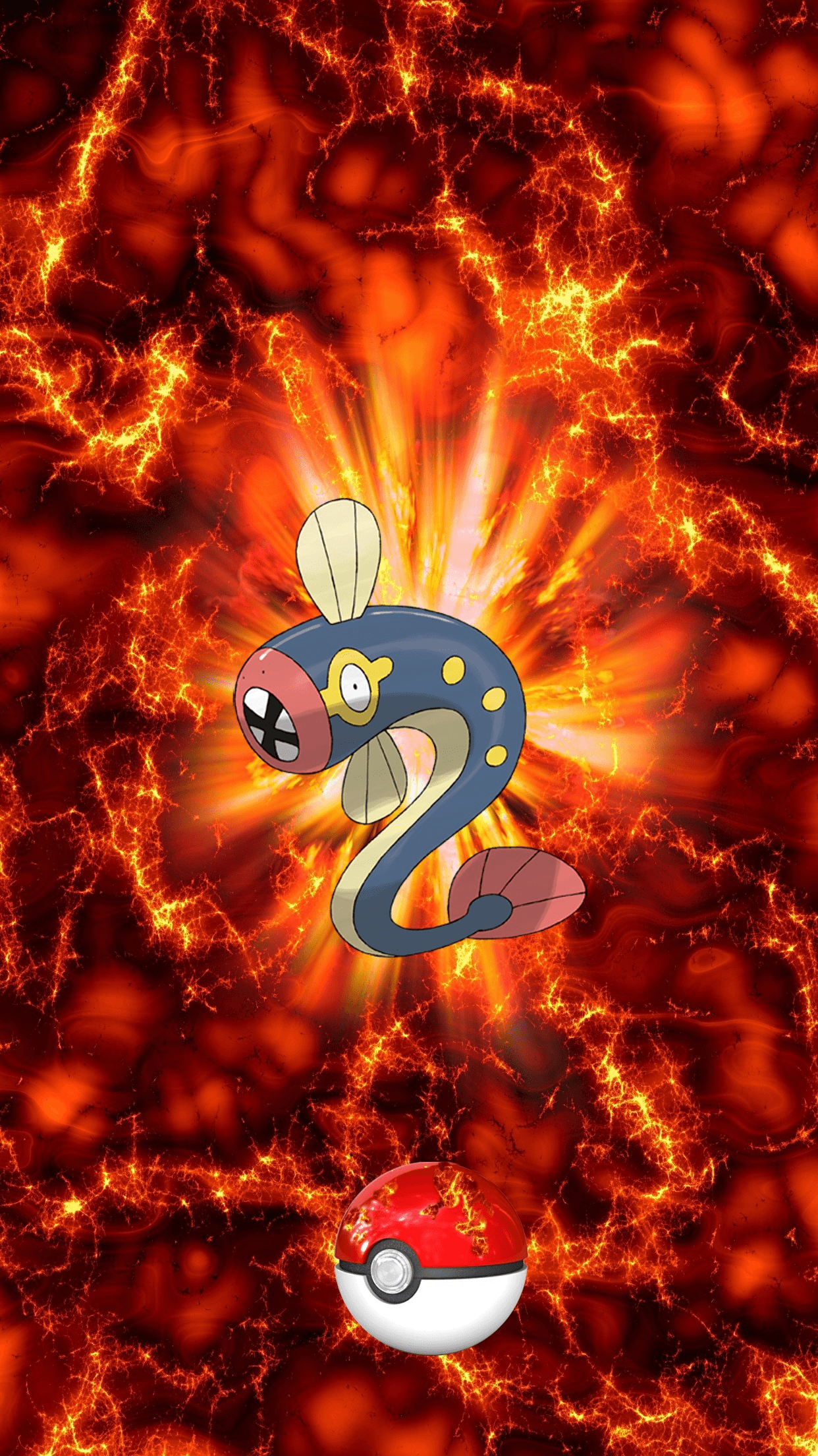 Fire Pokeball Eelektrik Shibibeel Tynamo Wallpaper