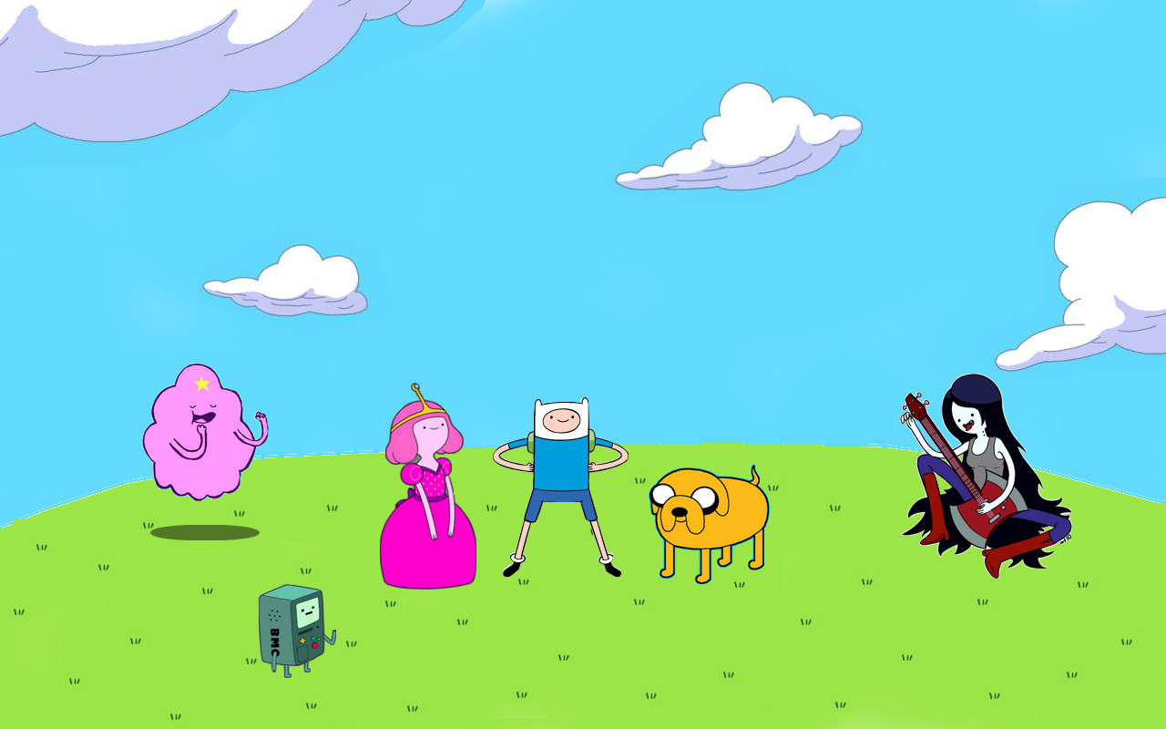 Adventure Time Wallpaper by misscatastrophy