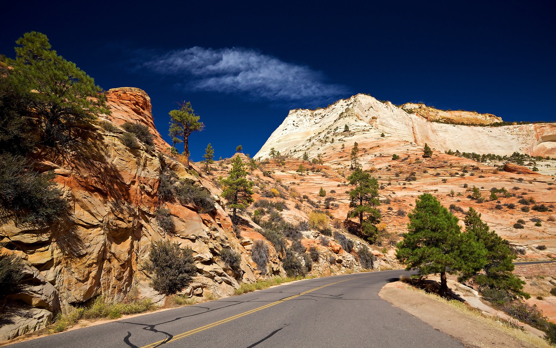  desert roads utah national park HD Wallpaper of Nature Landscapes