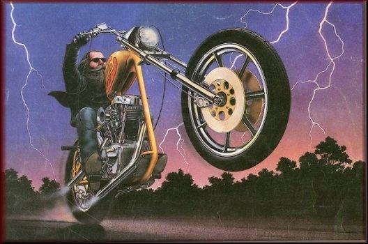 Easyriders Dave Mann Biker Art Cars And Motorcycles