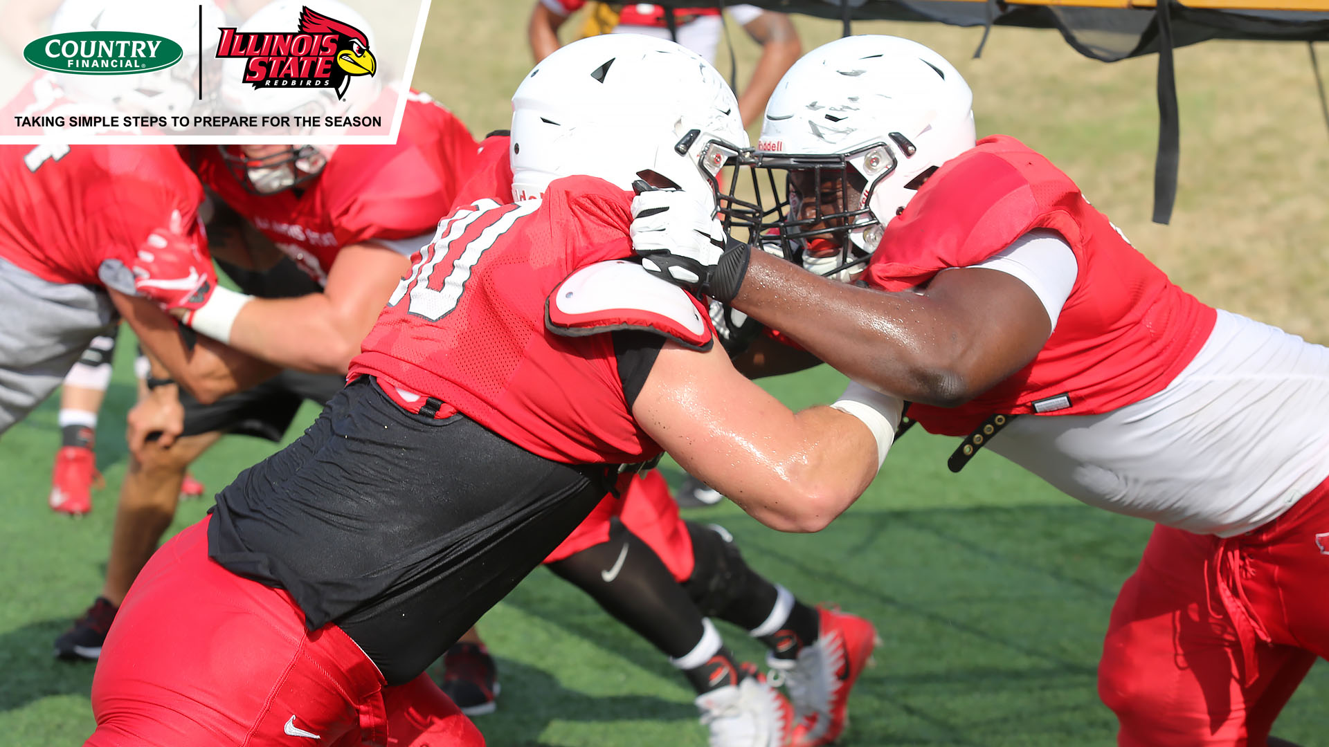 Fall Camp The Pads Are On Illinois State University