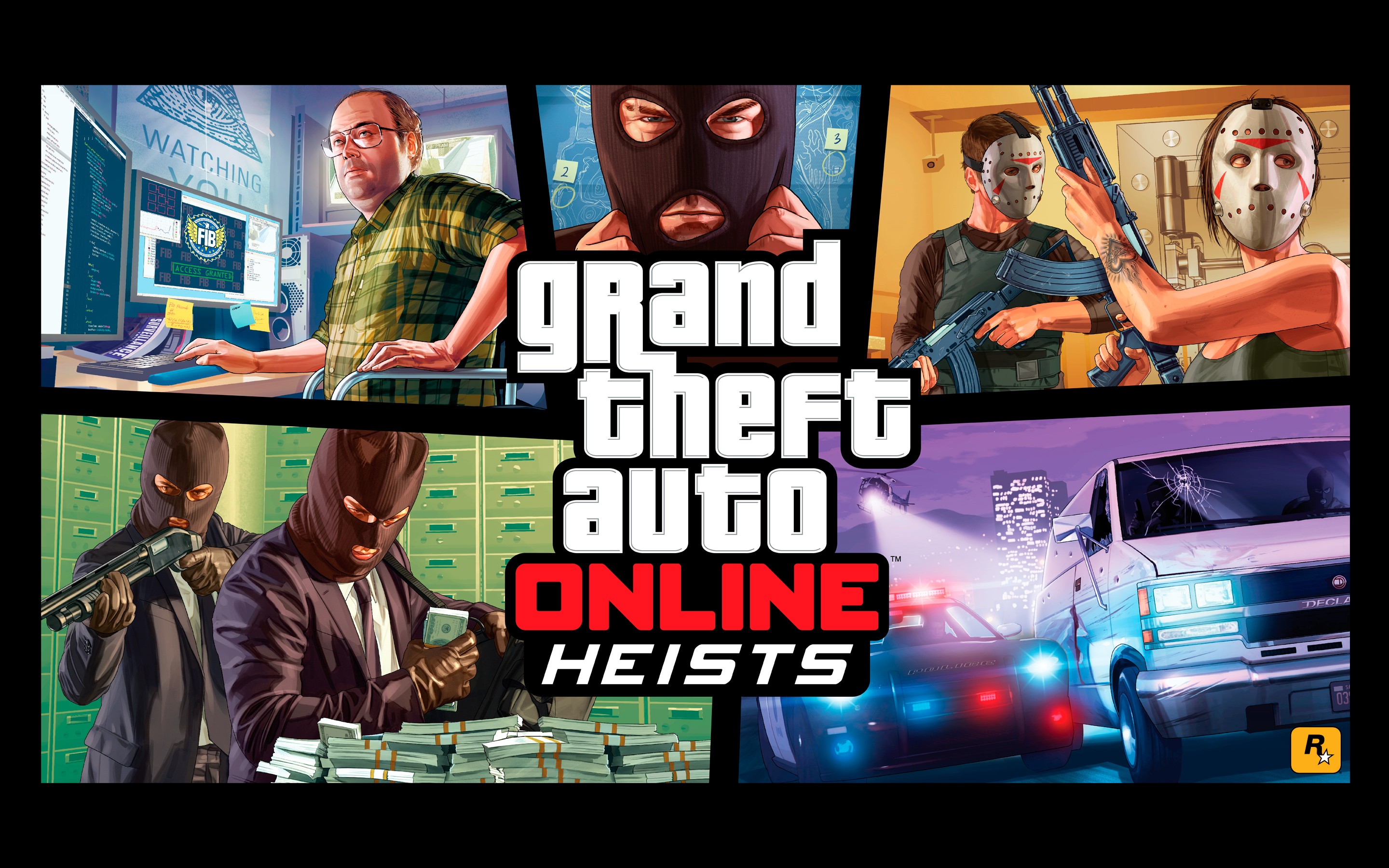 Grand Theft Auto Online Heists Wallpaper New HD
