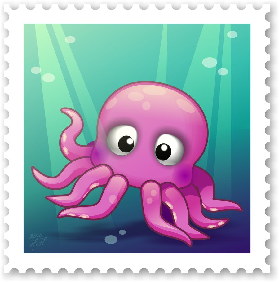 Cute Octopus Wallpaper By Daydreamoz