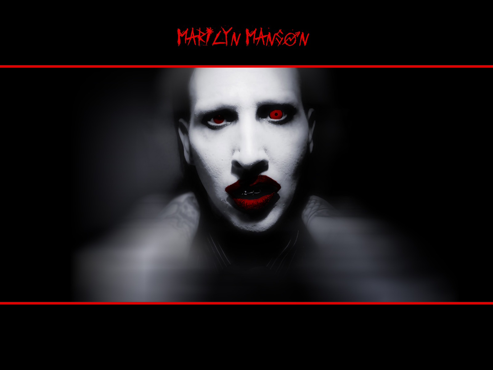 Marilyn Manson Industrial Metal Rock Heavy Shock Gothic Glam Poster