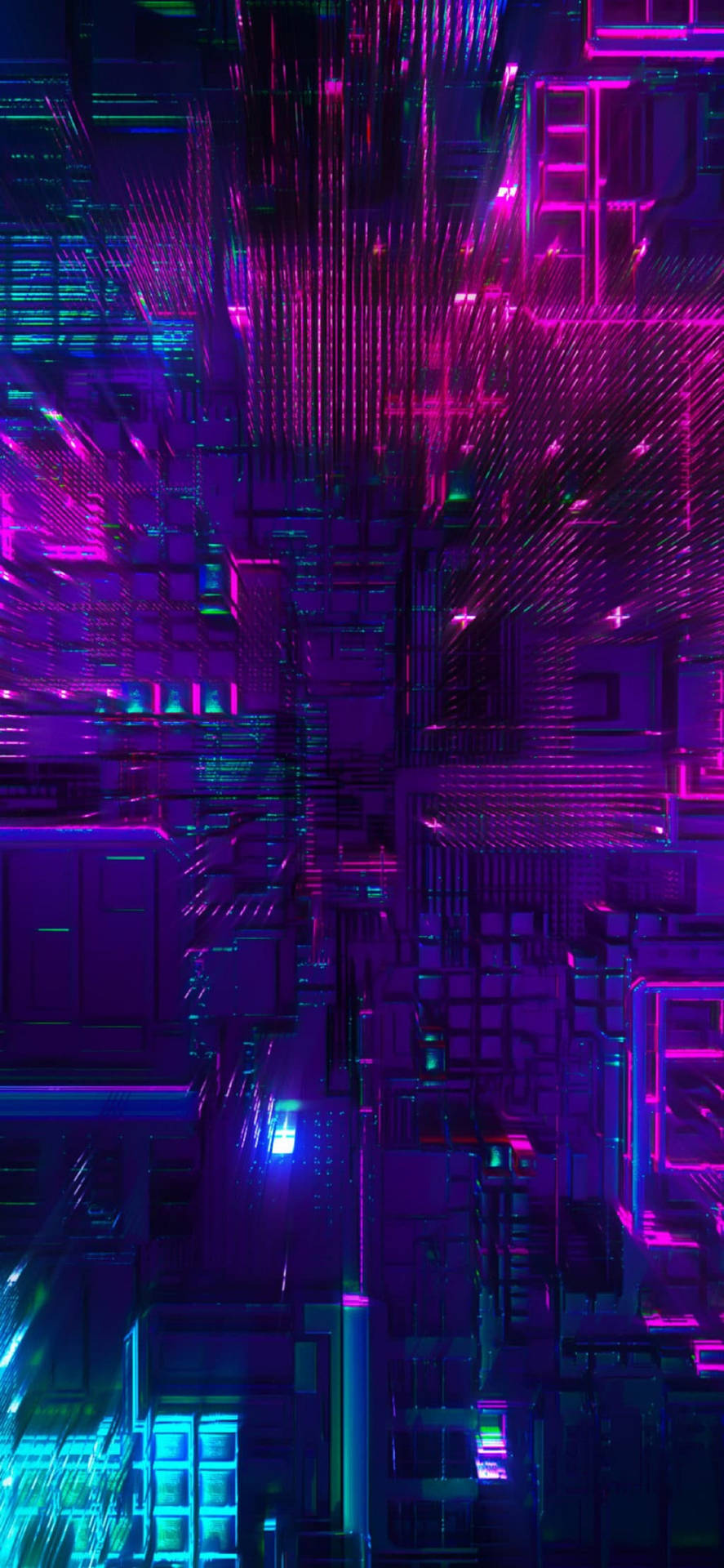 4k Neon iPhone Wallpaper