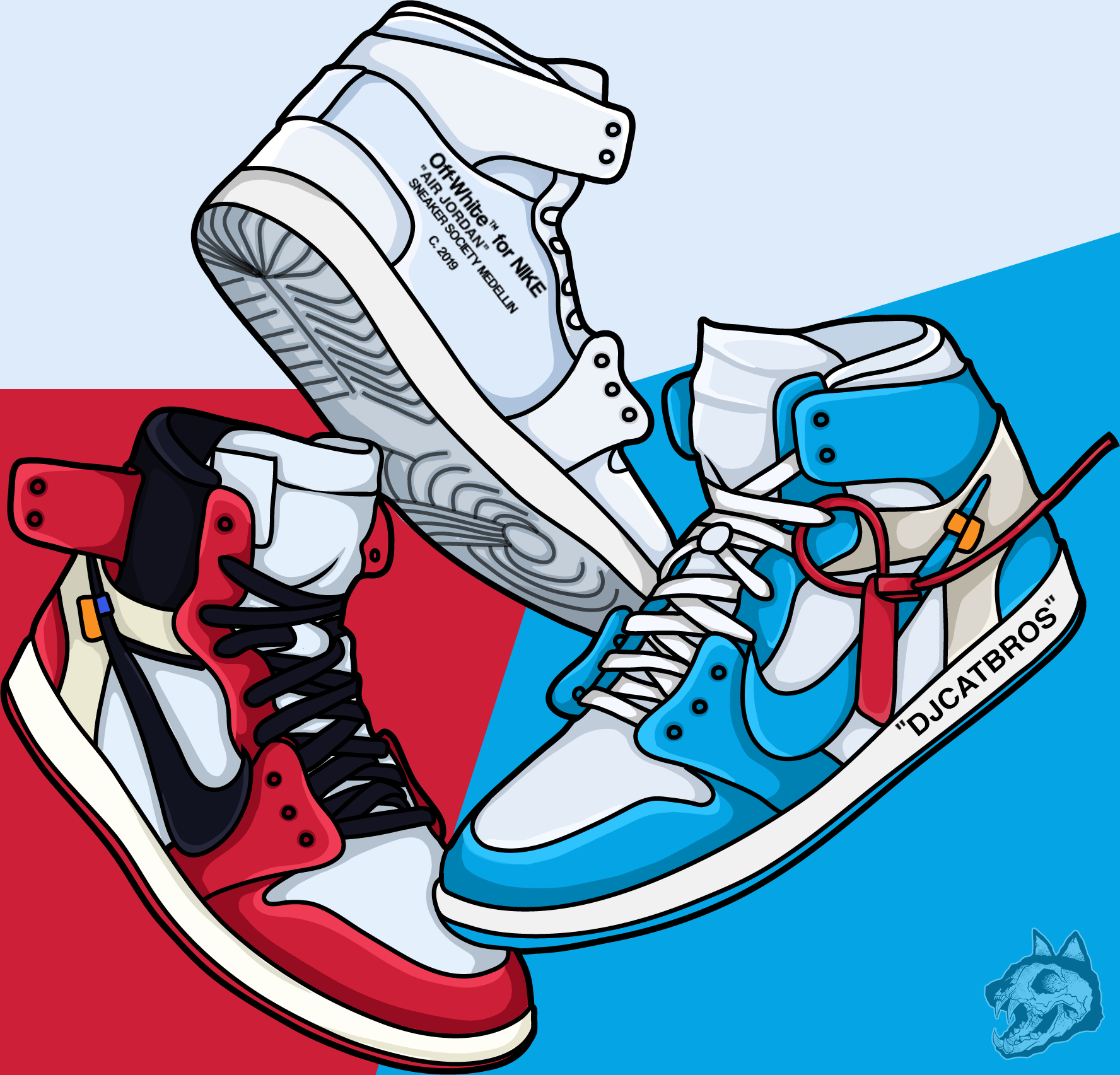 Off White Illustracion Draw Sneaker Jordan