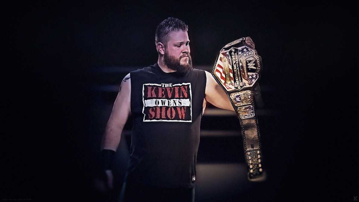 Kevin Owens Us Champion Wallpaper By Borkka On