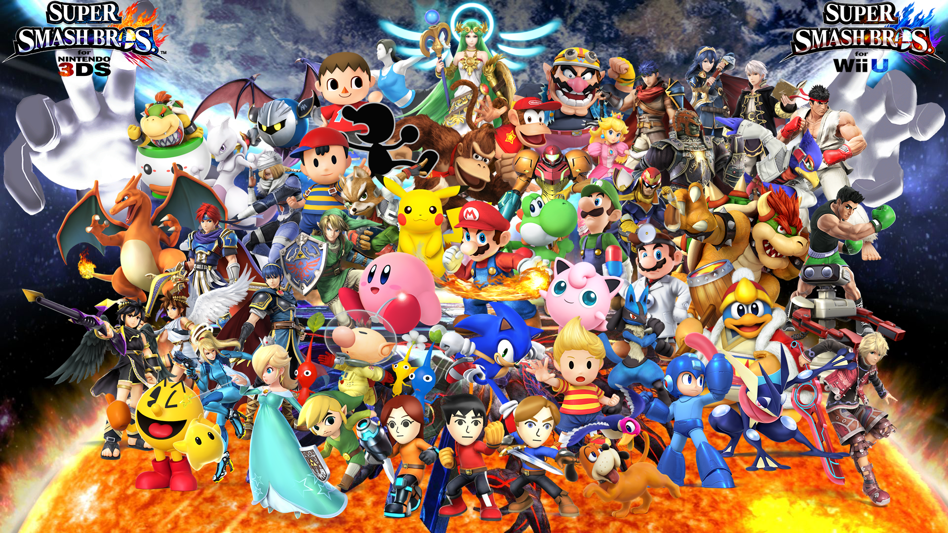 Super Smash Bros For 3ds Wii U Wallpaper By Thef5deviants