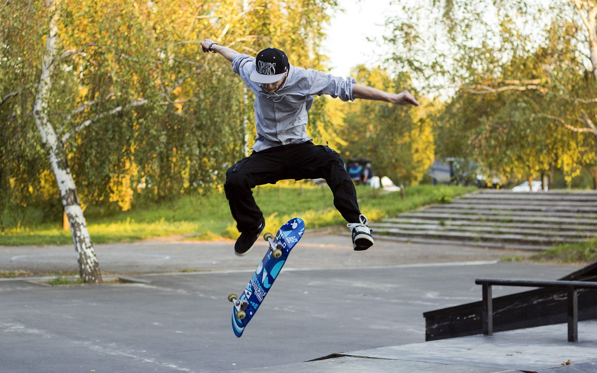 Skateboard Kickflip Wallpaper Ae