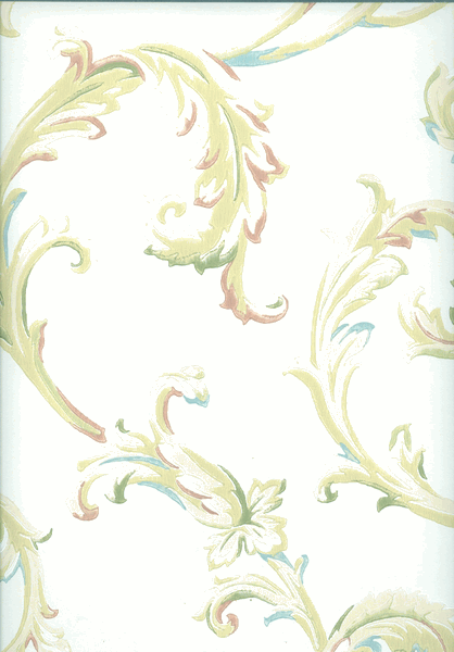 Acanthus Scroll Wallpaper