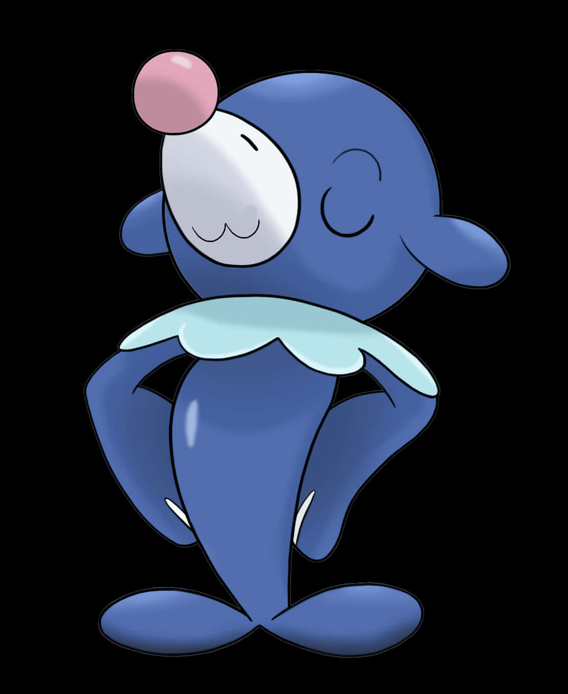 Popplio Standing Confidently Wallpaper