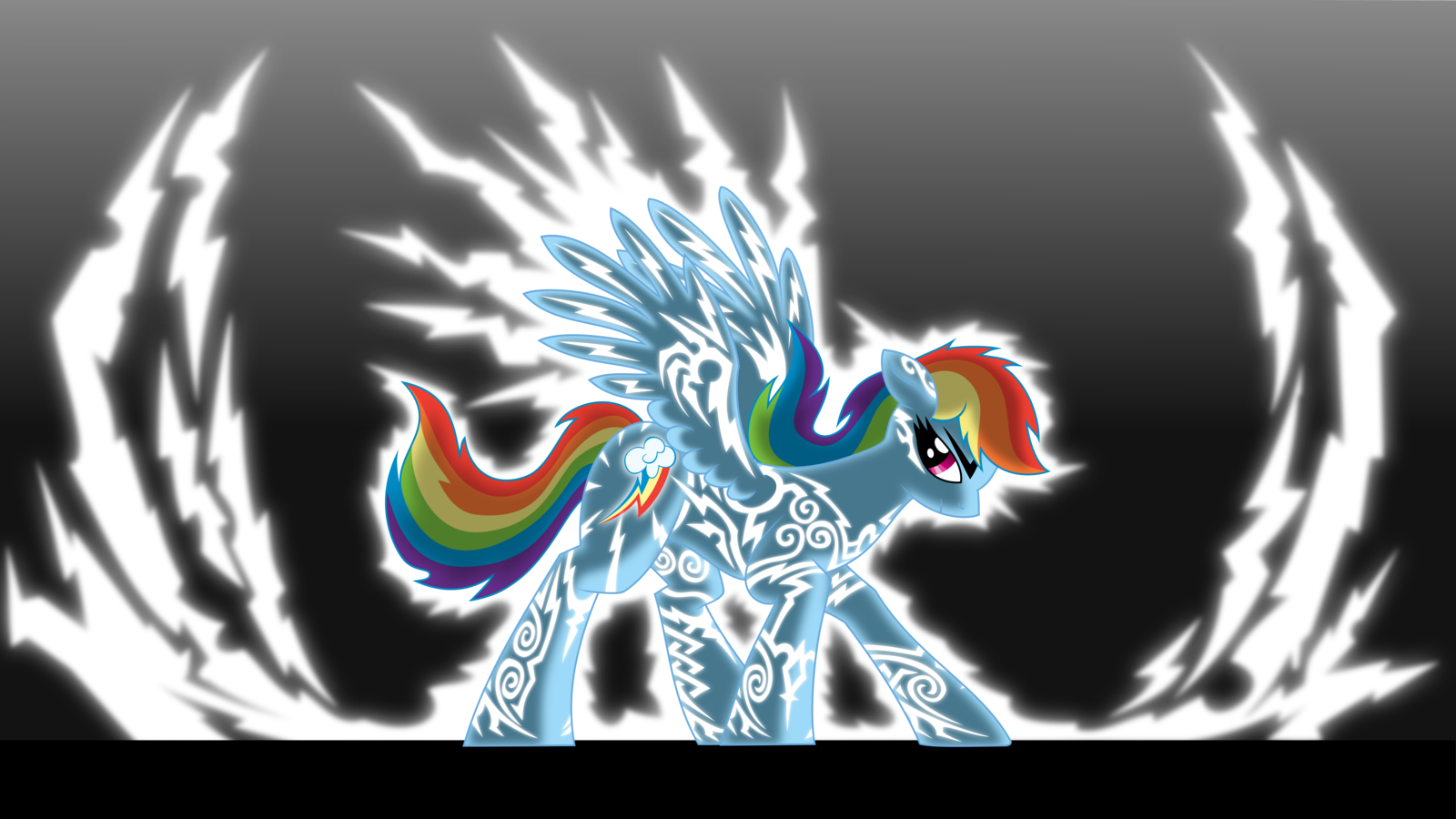 Rainbow Dash Lightning Rider Alternate Version By Icewindow On