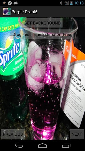Totally Gangsta Lwp Wallpaper Of Delicious Sizzurp Purple Drank And