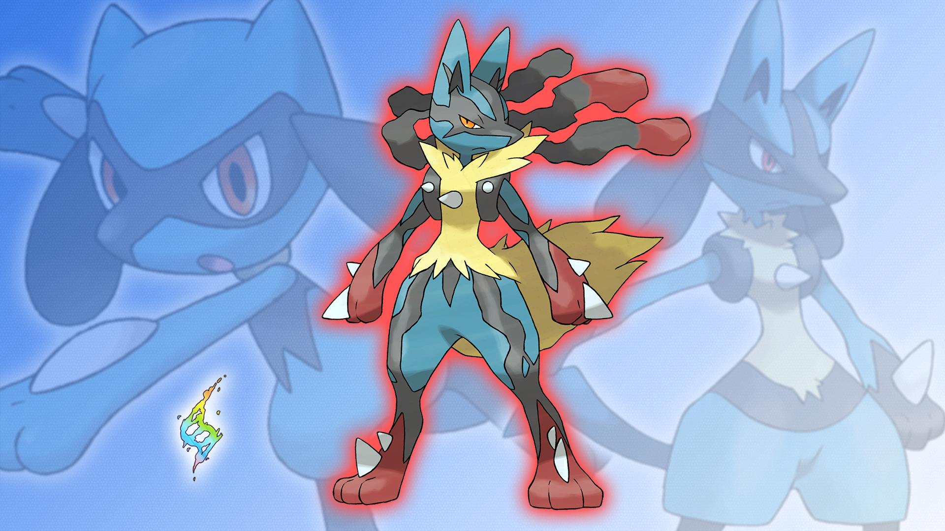 Shiny Lucario Wallpaper And Mega