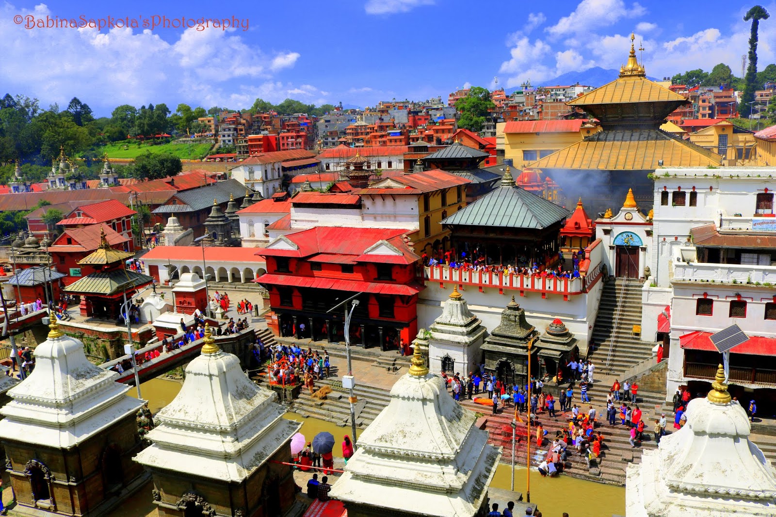Babina Sapkota Around Shree Pashupatinath Temple