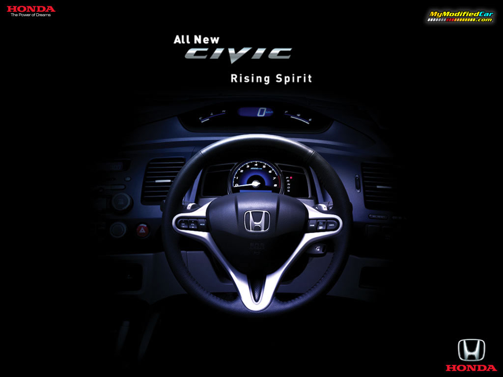 Honda Civic Steering Speed Meter Wallpaper MyModifiedCarcom