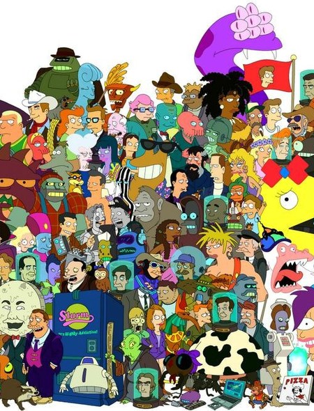 Futurama Characters Wallpaper For Phones And Tablets