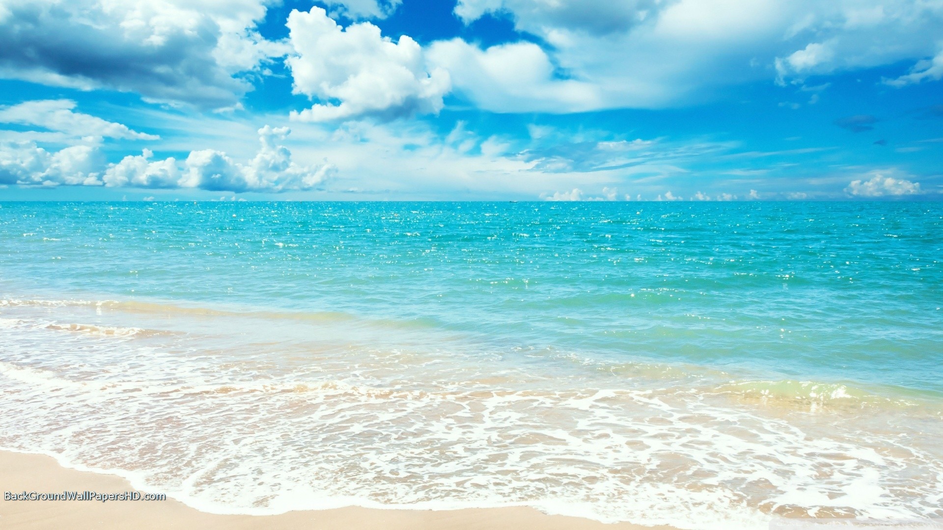 Pretty Beach Background Image