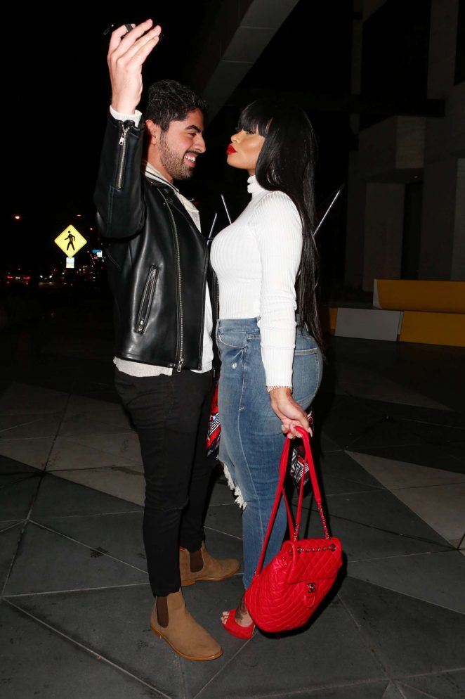 Blac Chyna At Superbowl Weekend Gotceleb