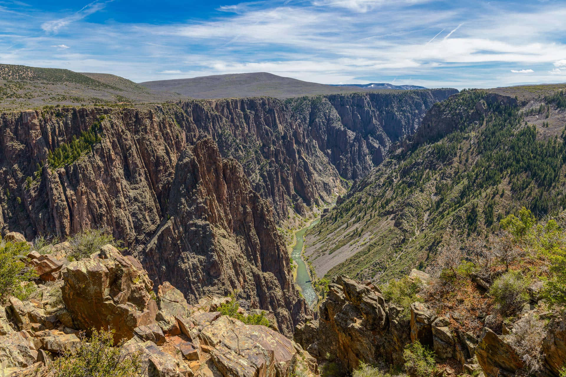 The Majestic Black Canyon Wallpaper