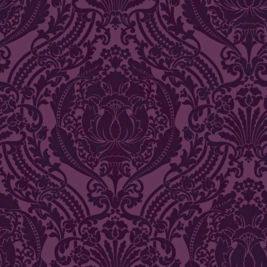 Free download Damask Purple Strippable Non Woven Prepasted Wallpaper