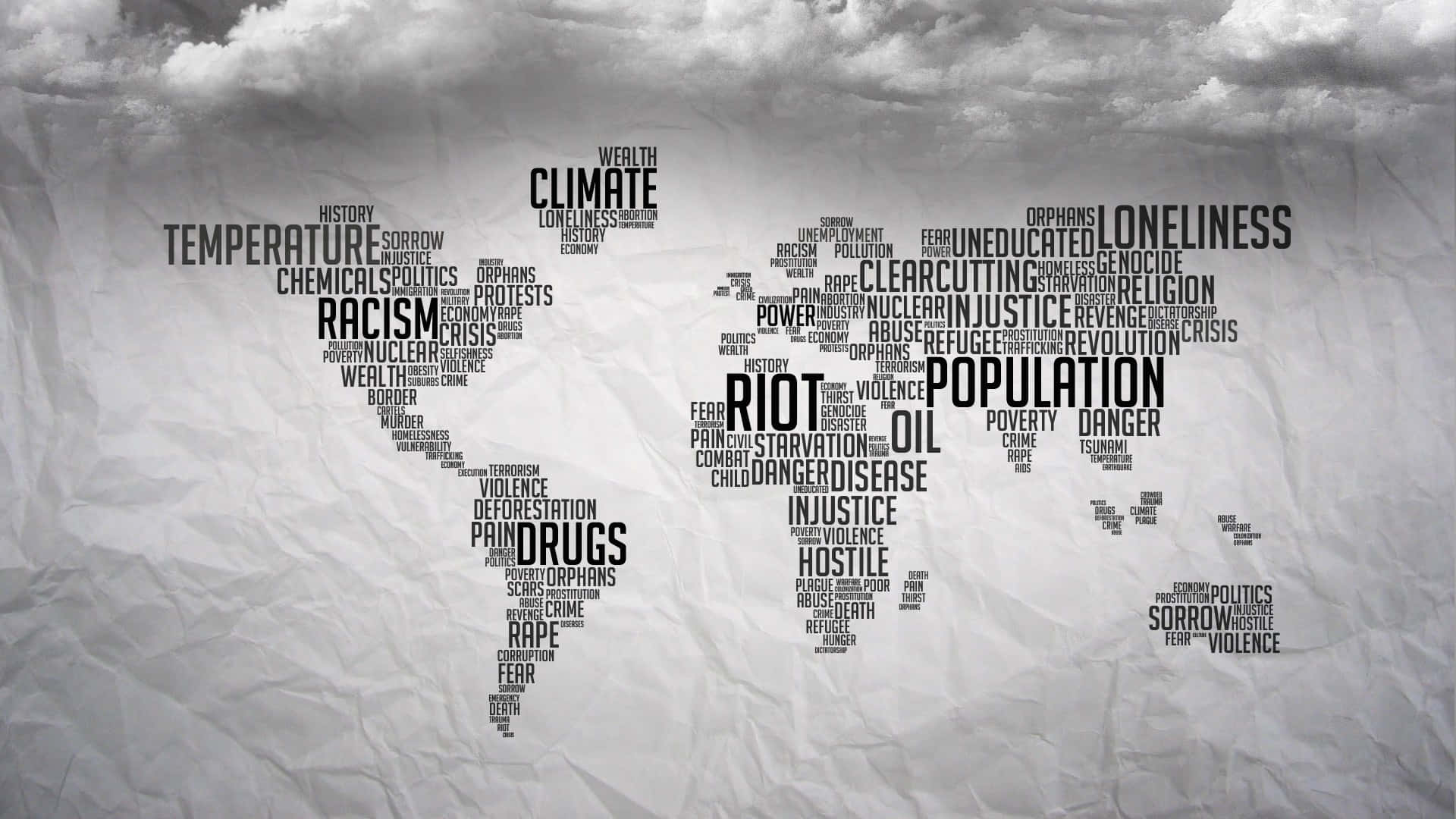 World Map Aesthetic Wallpaper