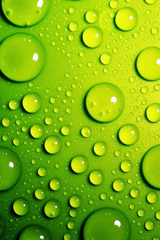 Gadgets Info Available Lime Green Bubbles iPhone Wallpaper