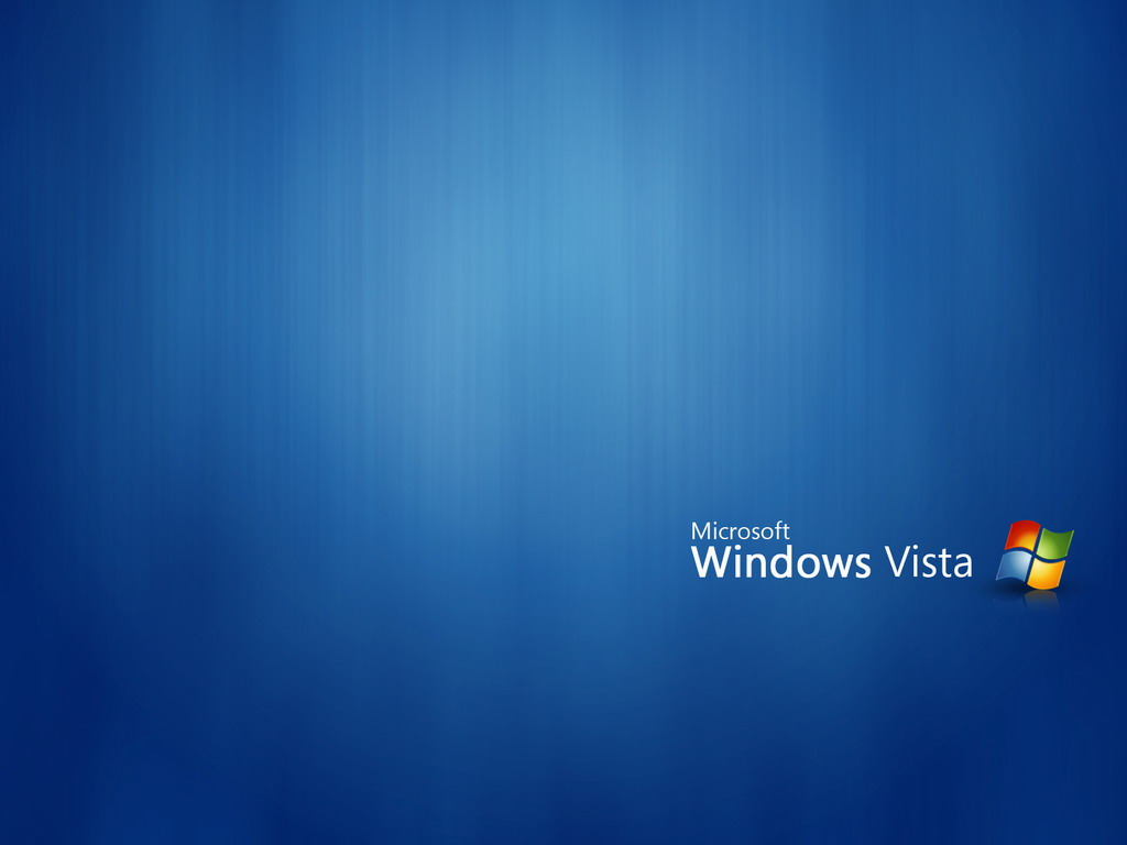 Flat Blue Vista Wallpaper Windows