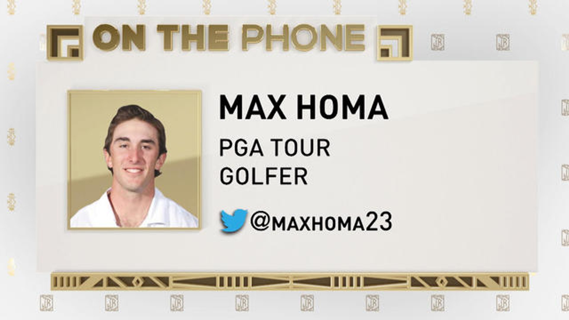 The Jim Rome Show Max Homa Talks His Relentlessness In Golf