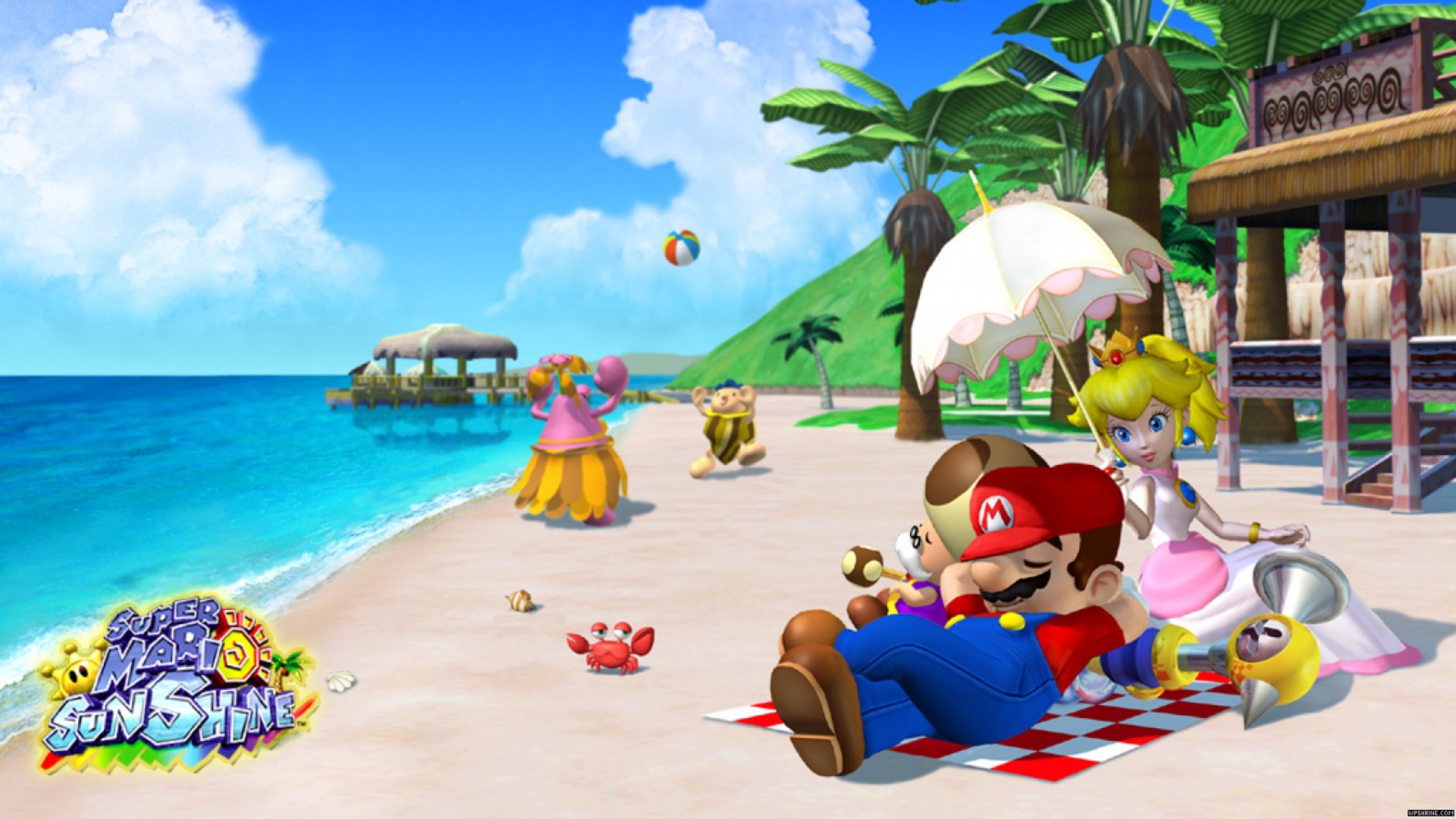 Super Mario Sunshine HD Wallpaper Background Image