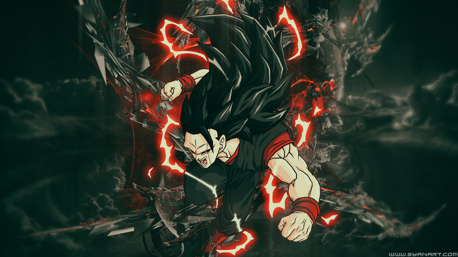 Dragon Ball Super Black Goku Wallpaper By Thesyanart On